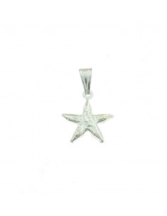 Starfish pendant in white 925 silver