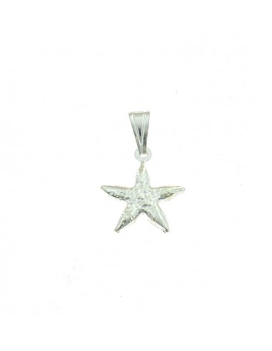 Starfish pendant in white 925 silver