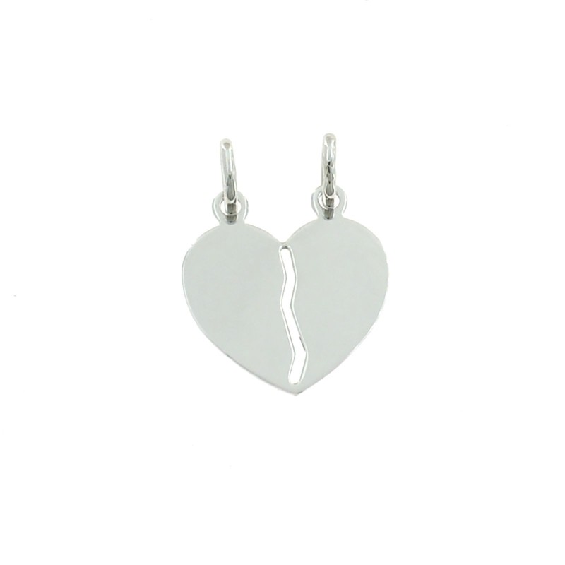 Ciondolo Charm Cuore Spezzato BFF Argento - Foto 13