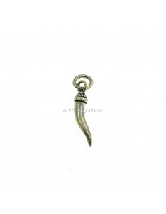 Horn pendant in 925 silver casting