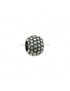 Sphere partition ø 11 mm in burnished 925 silver