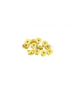 Farfalline da ø 5 mm placcate oro giallo in argento 925 (12 pz.)