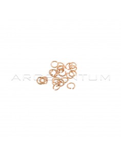Contromaglie da ø 5,4 mm placcate oro rosa in argento 925 (22 pz)
