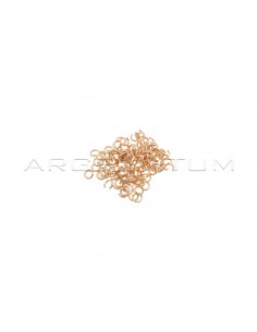 Rose gold plated counter links ø 2.8 mm in 925 silver (104 pcs)