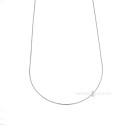 0.6 mm white gold plated Venetian chain in 925 silver (80 cm)