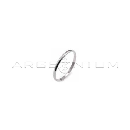Fermanelli placcato oro bianco in argento 925 (misura 16)