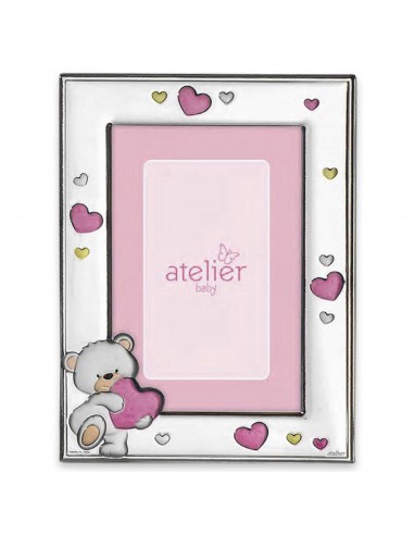 Atelier Photo frame with pink bear Baby line 13x18 cm