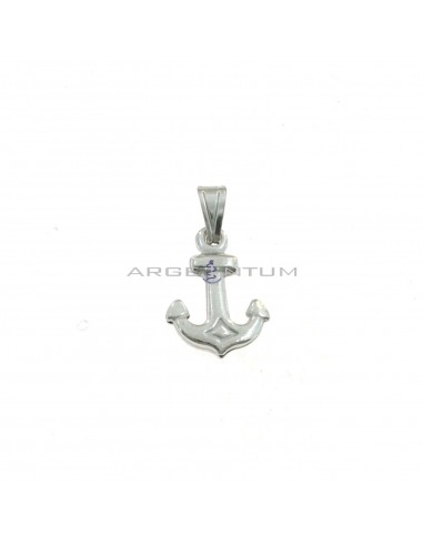 Pendant paired anchor in 925 silver