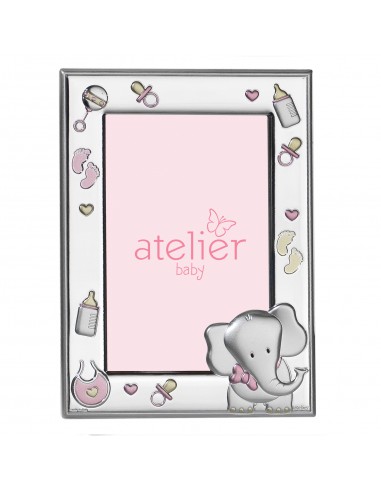 Atelier Portafoto elefantino rosa...