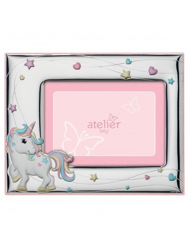Atelier Portafoto unicorno rosa linea...
