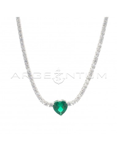Buy Sunhari Jewels American Diamond Green stone necklace set for girls or  womens... at Amazon.in