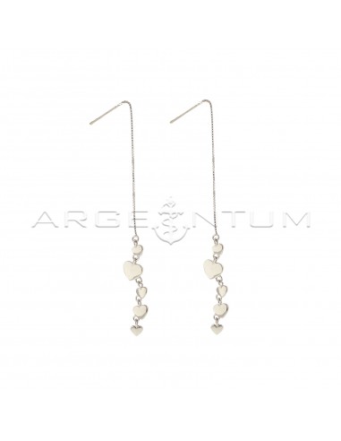 Up and down earrings with Venetian...