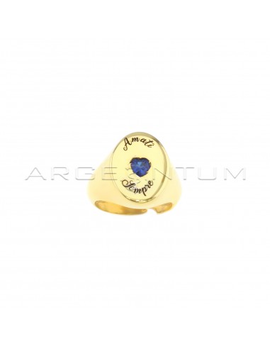 Pinky ring adjustable oval shield...