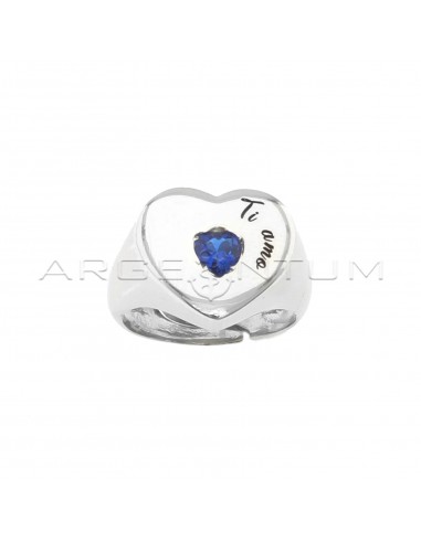 Adjustable pinky heart shield ring...