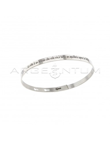 Adjustable rigid band bracelet with...