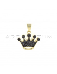 Black zircon pierced crown...