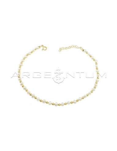 Anklet with freshwater cultured...