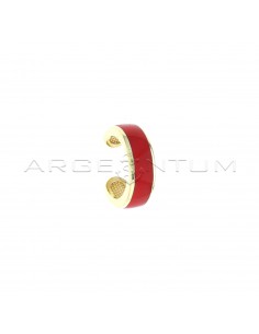 Yellow gold plated red...