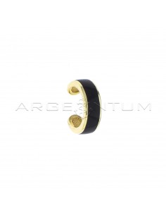 Yellow gold plated black...