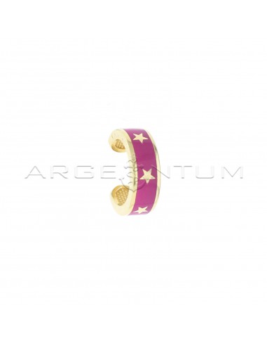 Earcuff band circle with stars on a...