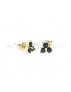 Yellow gold plated black...