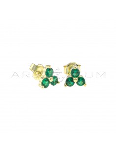 Yellow gold plated green...