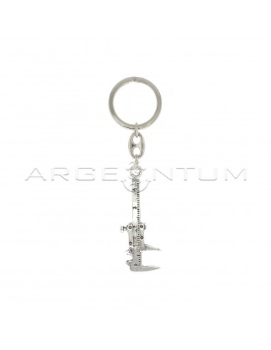 Caliber metal keychain with brise and...