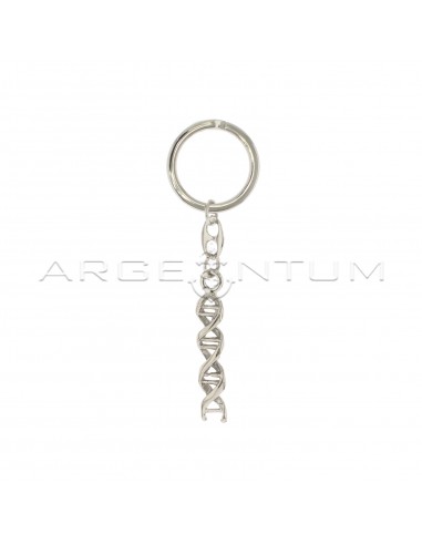 DNA metal keychain with brisè and...