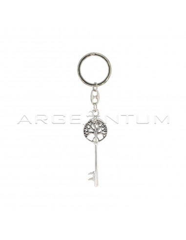 Keychain in metal key with tree of...
