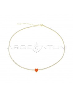 Tennis necklace of white...