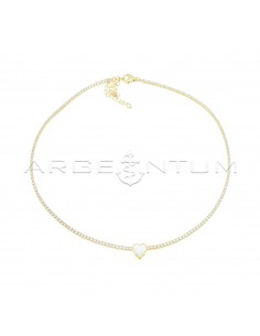 White tennis necklace with...