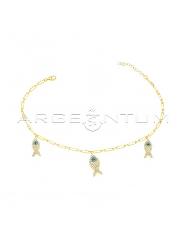 Anklet link biscuit with fish...