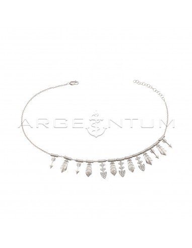 Rolo mesh anklet with passing tube...
