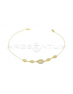 Rolo knit anklet with...