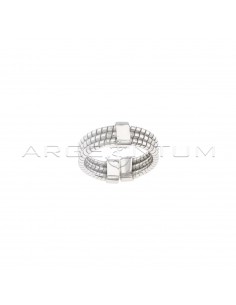 Adjustable band ring with...