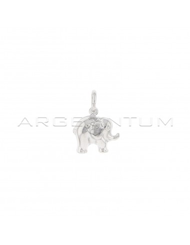 Paired and engraved elephant pendant...