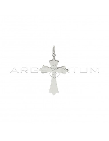 Plate cross pendant with shaped...