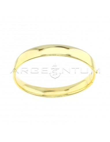 Rigid bracelet with rounded band with...