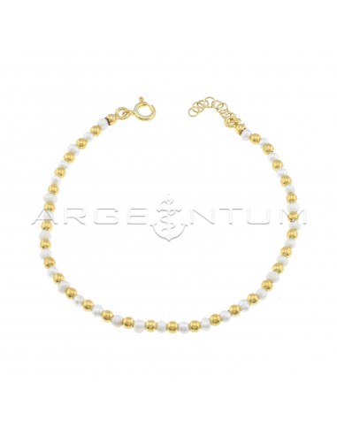 Freshwater cultured pearl bracelet...