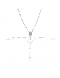 Y-shaped rosary necklace...