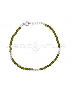 Bracelet of olive green...