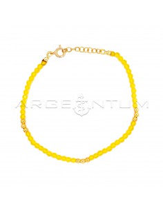 Bracelet of yellow crystals...