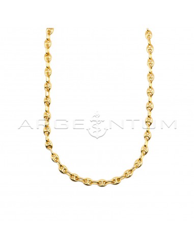 8 mm rounded marine mesh necklace....