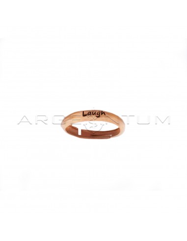 Adjustable ring with rounded band...
