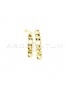Yellow gold plated 3 + 1...