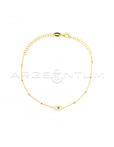 Anklet mesh ball alternating with...