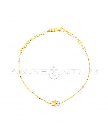 Anklet mesh ball alternating with...