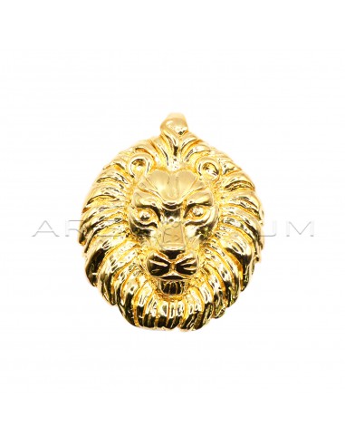 Electroformed pendant lion's head...