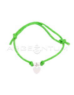 Green cord bracelet with...