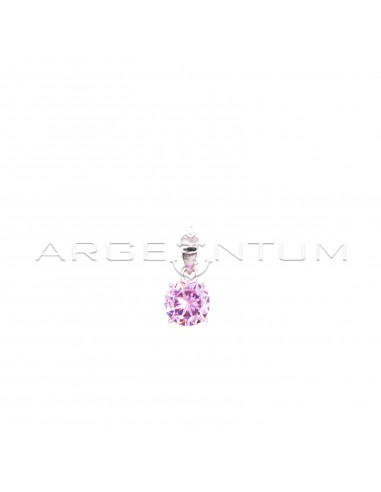 Point of light pendant with 6 mm pink...